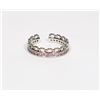 Image 1 : NEW PINK RHINESTONE CROWN CUFF RING