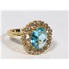 Image 1 : NEW ROUND RHINESTONE SIZE 7 RING