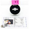 Image 1 : RING STAMPED .925 WITH 3.0 CT CENTER ROUND CZ +