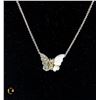 .925 SILVER NECKLACE WITH BUTTERLY