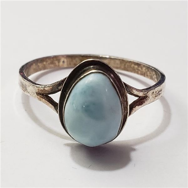 JP892-71 SILVER TURQUOISE RING