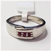 Image 1 : JP892-75 SILVER RUBY RING