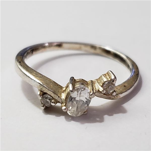 JP892-94 SILVER CZ RING