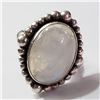 Image 1 : JP892-91 SILVER MOONSTONE RING