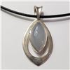 Image 1 : JP892-93 SILVER MOONSTONE PENDANT