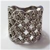Image 1 : JP892-98 SILVER CZ RING