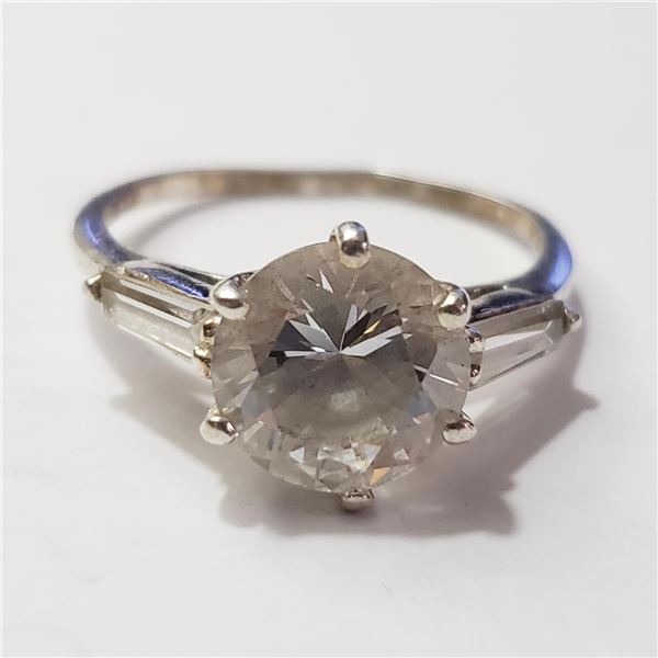 JP892-63 SILVER CZ RING