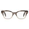Image 1 : MSRP $239 NEW RAY BAN SQUARE BROWN STRIPED EYEGLASSES