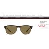Image 2 : MSRP $194 NEW RAY-BAN DARK BROWN BROWLINE