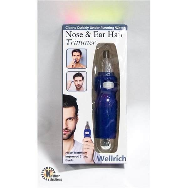 NEW SEALED WELLRICH NOSE & EAR HAIR TRIMMER