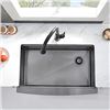Image 4 : NEW 33" STAINLESS STEEL FARMHOUSE KITCHEN SINK