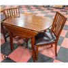Image 1 : DROP SIDE DINETTE- 42" DIAMETER W/ 2 CHAIRS