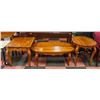 Image 1 : COFFEE TABLE & 2 END TABLES SKLAR