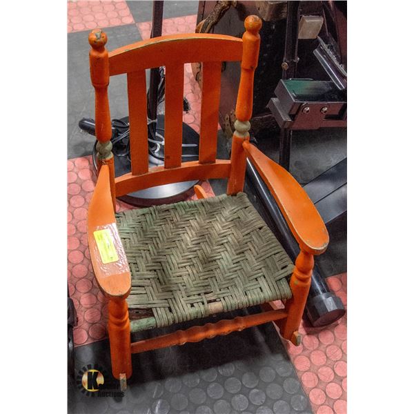 ANTIQUE CHILDREN'S ROCKING CHAIR