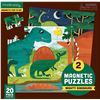 Image 1 : 2 NEW MUDPUPPY 20 PIECE MAGNETIC DINOSAUR PUZZLES
