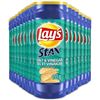 Image 1 : NEW CASE OF 17 BOXES OF STAX SALT & VINEGAR CHIPS