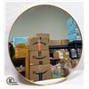 Image 1 : NEW UNPACKED 34" DIAMETER WALL HANGING MIRROR
