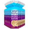 NEW CASE OF 12 QUAKER CRISPY MINIS RICE CAKES