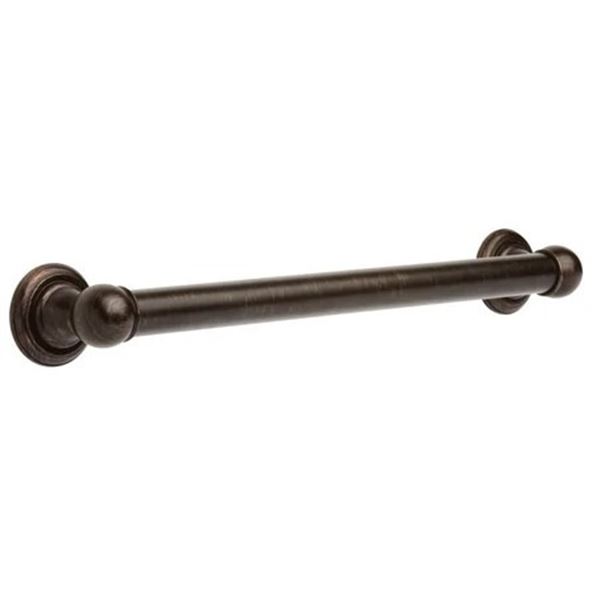 NEW DELTA CONTEMPORARY GRAB BAR IN VENETIAN BRONZE
