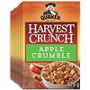 Image 1 : NEW CASE OF 8 QUAKER HARVEST CRUNCH APPLE CRUMBLE