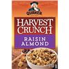Image 1 : 5 NEW BOXES OF QUAKER HARVEST CRUNCH RAISIN ALMOND