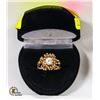 Image 1 : 10K YELLOW GOLD RING SIZE 5.5 CENTER STONE