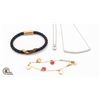 Image 1 : LOT OF SWAROVSKI JEWELRY: 2 NECKLACES 2 BRACELETS