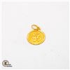 Image 1 : 22K YELLOW GOLD PENDANT 0.68G