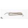 Image 1 : 22" STAMPED .925 SILVER TWISTED CHAIN 19.15G