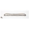 Image 1 : 24" STAMPED .925 SILVER CHAIN 15.26G