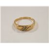 Image 1 : 10K YELLOW GOLD AND DIAMOND RING SIZE 10