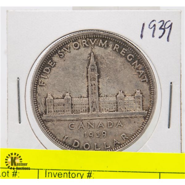 1939 CANADIAN SILVER DOLLAR