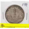 Image 1 : 1939 CANADIAN SILVER DOLLAR