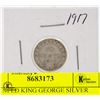 Image 1 : 1917 NFLD KING GEORGE SILVER TEN CENT