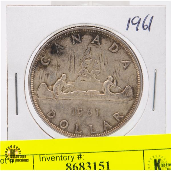1961 CANADIAN SILVER DOLLAR