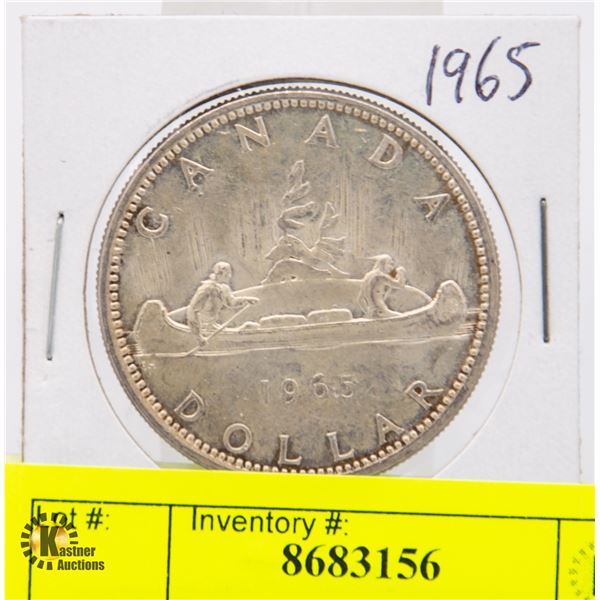 1965 CANADIAN SILVER DOLLAR