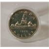 Image 2 : 1959 PROOF CASED CANADIAN SILVER DOLLAR