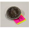 1887 QUEEN VICTORIA 1 DOLLAR SILVER BROOCH