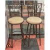 Image 1 : 2 BAR HEIGHT STOOLS