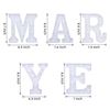 Image 2 : NEW LED LIGHT UP "MARRY ME" SIGNS, WHITE BLOCKS