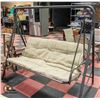 Image 1 : METAL PATIO SWING 69" X 47" X 52"
