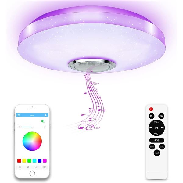 NEW TOP SMART MUSIC LED RGB CEILING LIGHT 36W