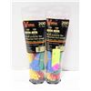 Image 1 : 2 PACKS OF 200 ZIP TIES