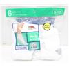 Image 1 : ANKLE SOCKS WHITE 6-12 SIZE 6-PACK