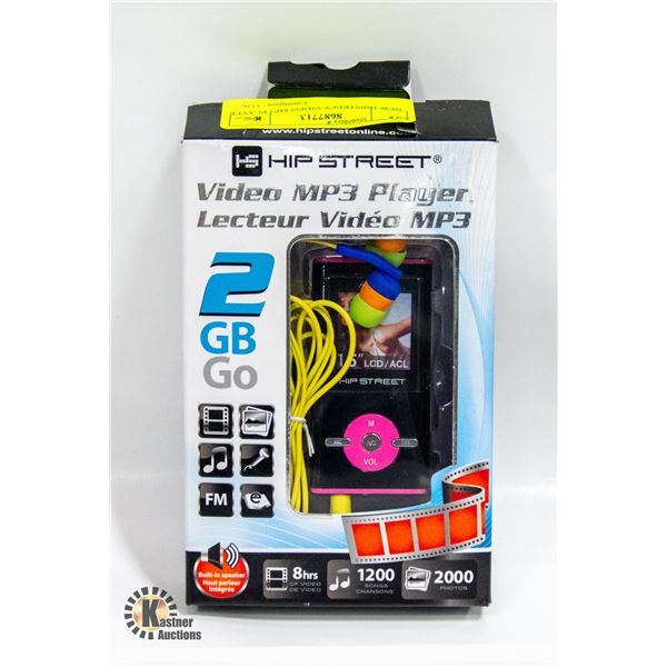 NEW HIPSTREET VIDEO MP3 PLAYER