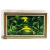 Image 1 : VELVET GREEN WALL HANGING