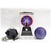 Image 1 : BOX WITH SMITHSONIAN PLASMA BALL LIGHT,