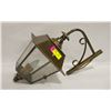 Image 1 : VINTAGE BRASS HOUSE LIGHT 8X8"