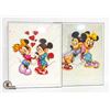 Image 1 : 2 MICKEY AND MINNIE MOUSE WALL HANGINGS