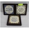 Image 1 : FRAMED DUTCH CERAMIC WALL ART 7 INCH